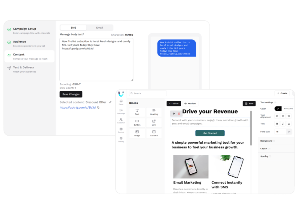 Uptrig - Marketing tool